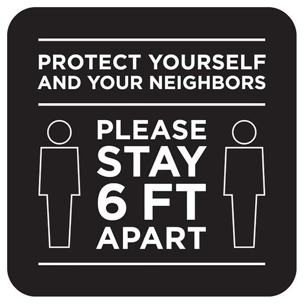 Identity Group Protect Your Neighbor, Black, 15" 8456BK